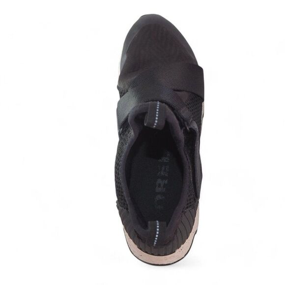 Sorel Kinetic Sneak Laceless Sneakers Black / Sea Salt LL3507-010 Women's 9.5 - Picture 9 of 11